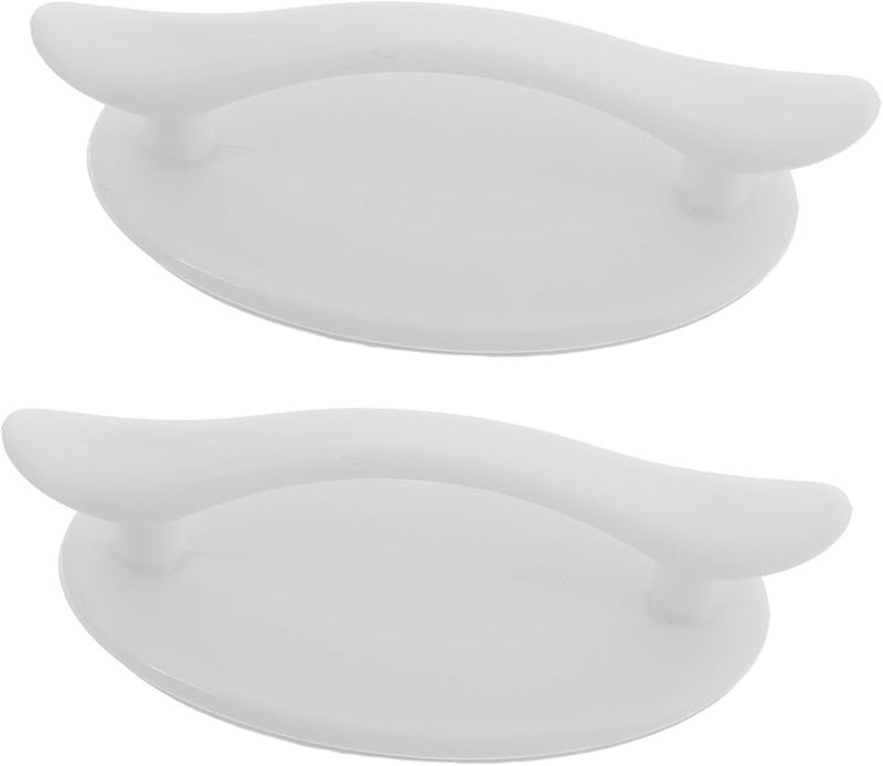 2Pcs Self Stick Grab Bars for Shower Bathtub Durable Glass Door Handles Easy Installation - Image 1